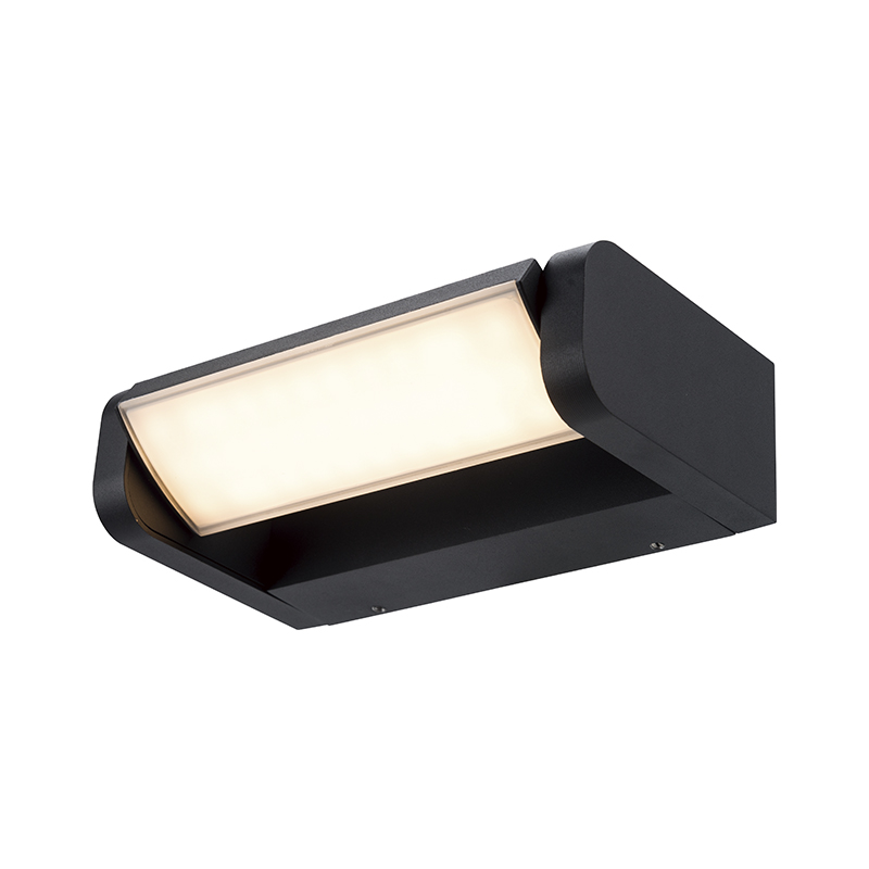 Adjustable Solar LED Wall Lights Outdoor – Modern 180° Rotatable Waterproof Sconces 