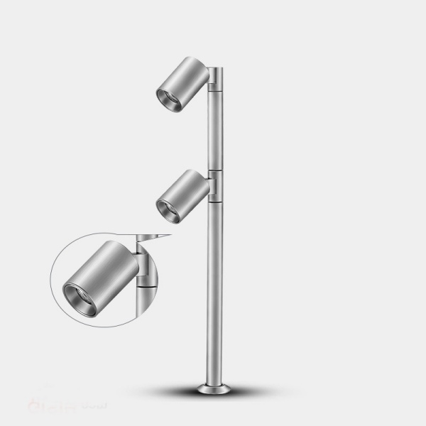 2W Adjustable Standing LED Spotlight for Glass Cabinets 