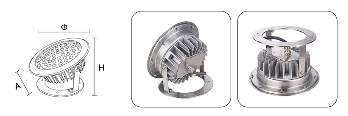 Waterproof Submersible LED Underwater Light