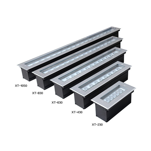 Sleek Outdoor LED Linear Buried Lights