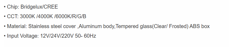 Premium LED Recessed In-Ground Light