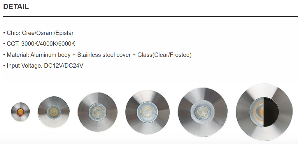 small recessed landscape lighting