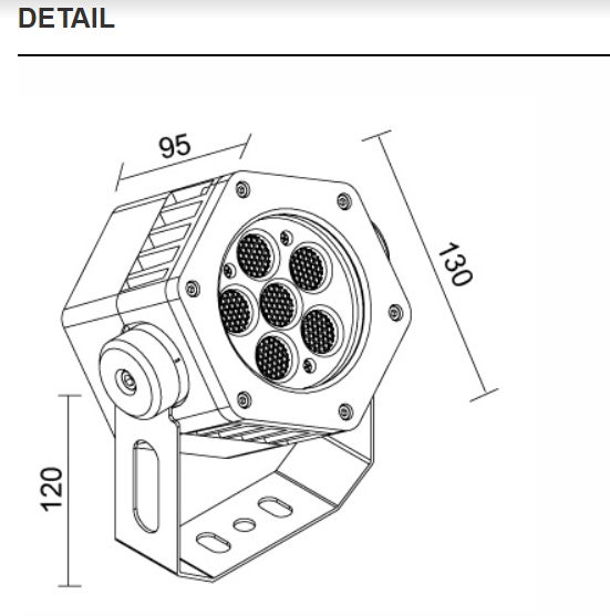 LED Outdoor Anti-Glare Flood Light