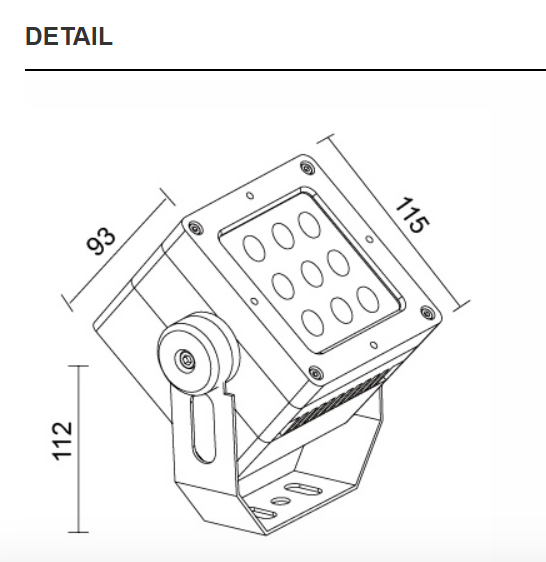 High-Power LED Outdoor Architectural Floodlight
