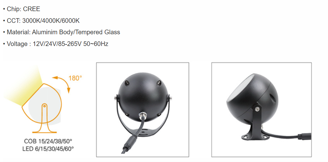 LED Outdoor Lawn Flood Light