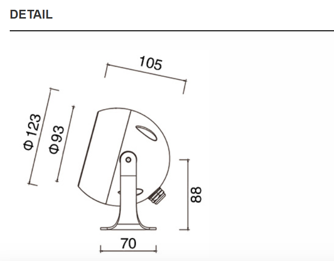 Waterproof LED Lawn Floodlight 