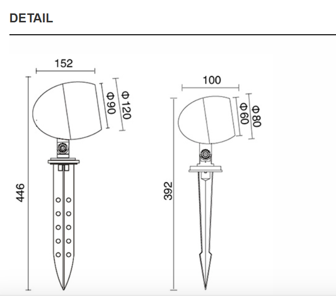 Garden lights LED Ground Insertion Lights