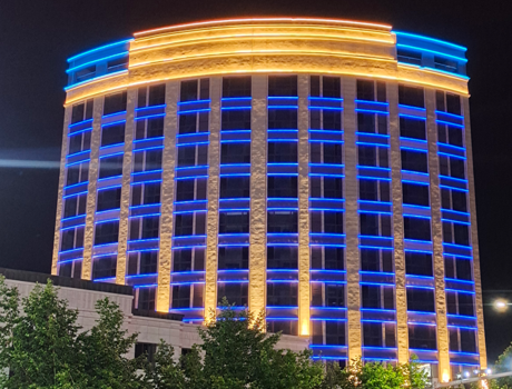 Hotel Facade Lighting Solutions | LED Wall Washer & Architectural Lighting
