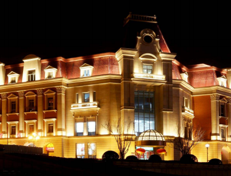 Architectural Facade Lighting Project for Hotel | LED Flood Light Outdoor Building Illumination