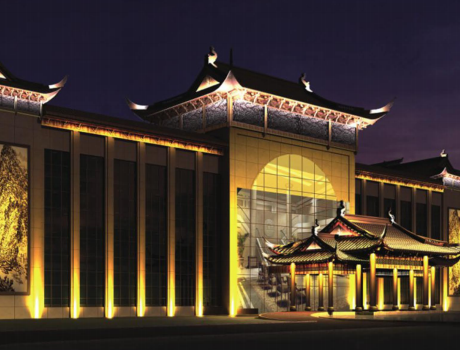 Hotel Facade Lighting Project in Zhoushan | LED Flood Light