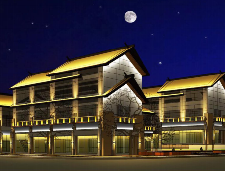 Commercial Building Facade Lighting Project in Ningbo | 36W LED Flood Light
