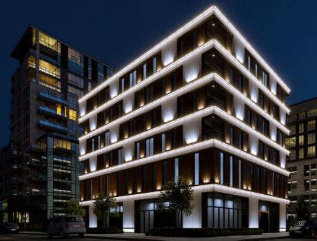 Office Building Facade Lighting Project in Taizhou | 9W LED Flood Light